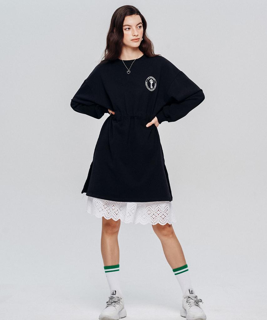 Le Sonnet Easy Fit Sweat Dress Black
