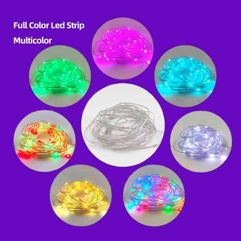 App Remote Control Led Christmas Tree Lamp Decoration Usb Plu Ip65waterproof Outdoor Indoor Rgb Dreamcolor Holiday Fairy Light