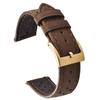 Perforated Breathable Handmade Leather Rally WatchBand 18mm 20mm 22mm Quick Release Watch Strap Black Brown Khaki Wristband Belt