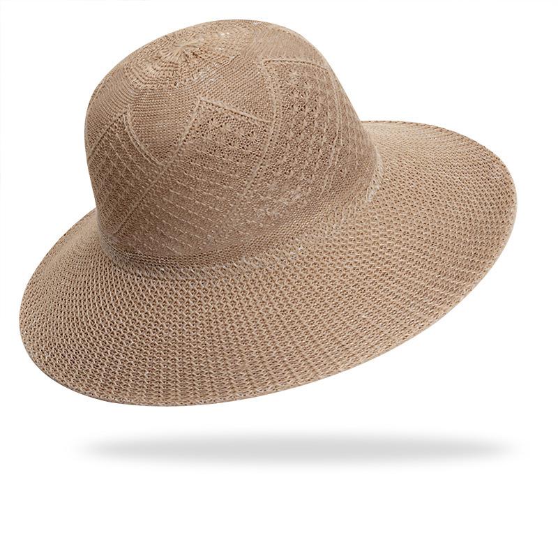 Hat Brim Womens Straw Wide Summer 2024 Sun Protection Beach Hat