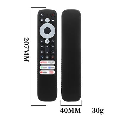Silicone Remote Control Cover Case Anti Slip Television Remote Cover All Inclusive For TCL RC902V FMR1 Voice Remote With Lanyard
