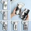 Attack On Titan Hot Anime Black Soft Silicone Phone Case for Samsung S25, S24, S21, S22, S23, S30, Ultra, S20, Plus, FE, Lite