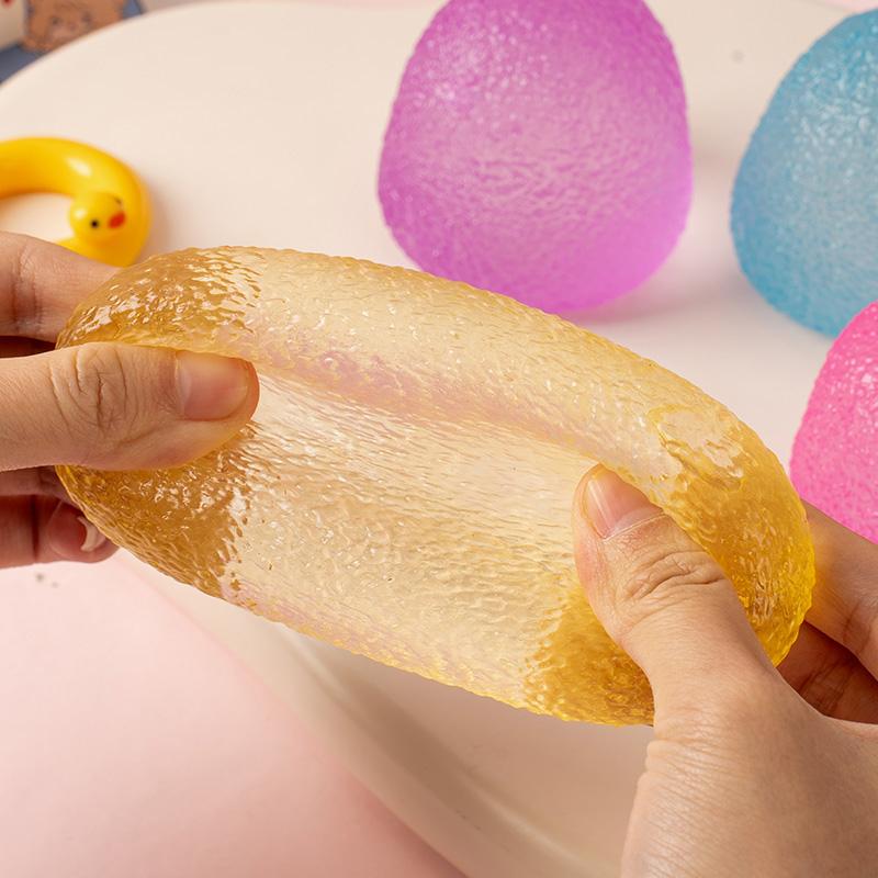 Mehrfarbige superweiche Squishy-Spielzeuge, langsam aufsteigende Zuckerbälle zur Stressbewältigung, sensorisches Knet-Fidget-Spielzeug für Erwachsene und Kinder