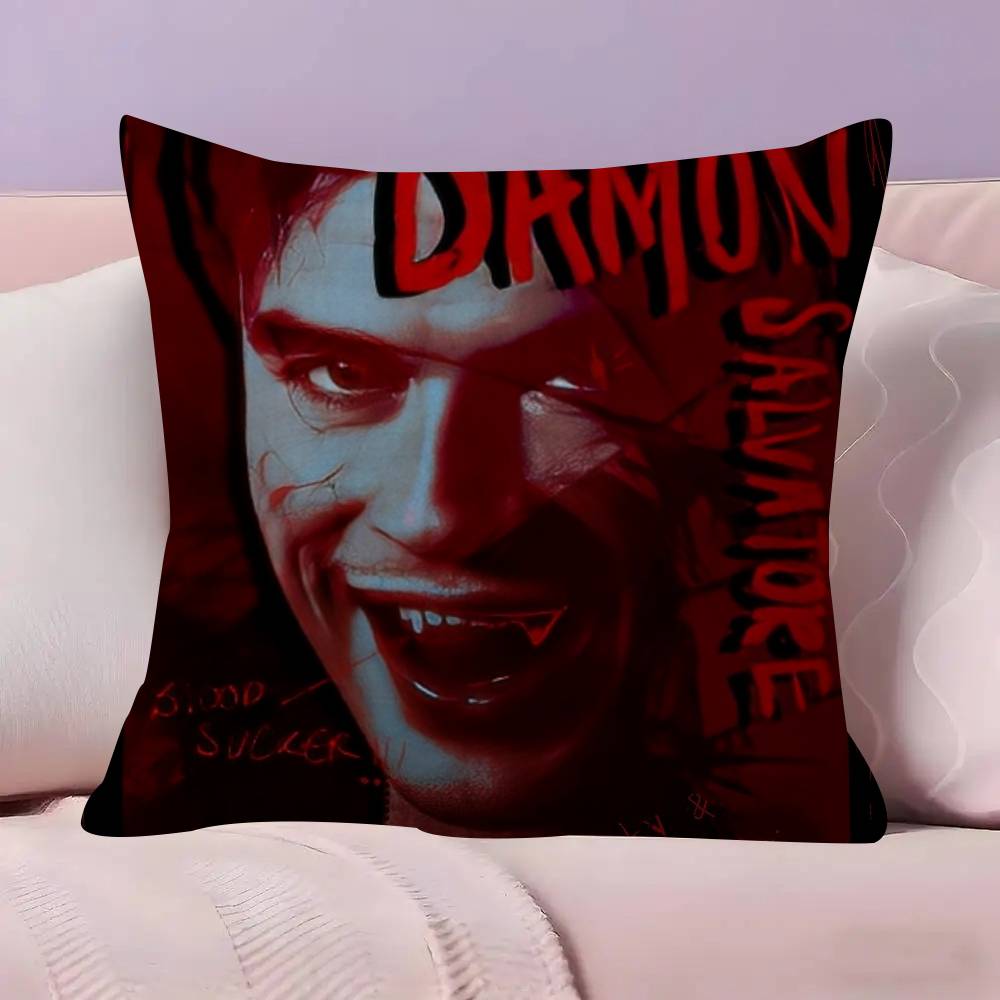 Damon Salvatore The Vampire Pillowcases Home Bedding Decorative Pillow Cover Wedding Super Soft Pillow Case