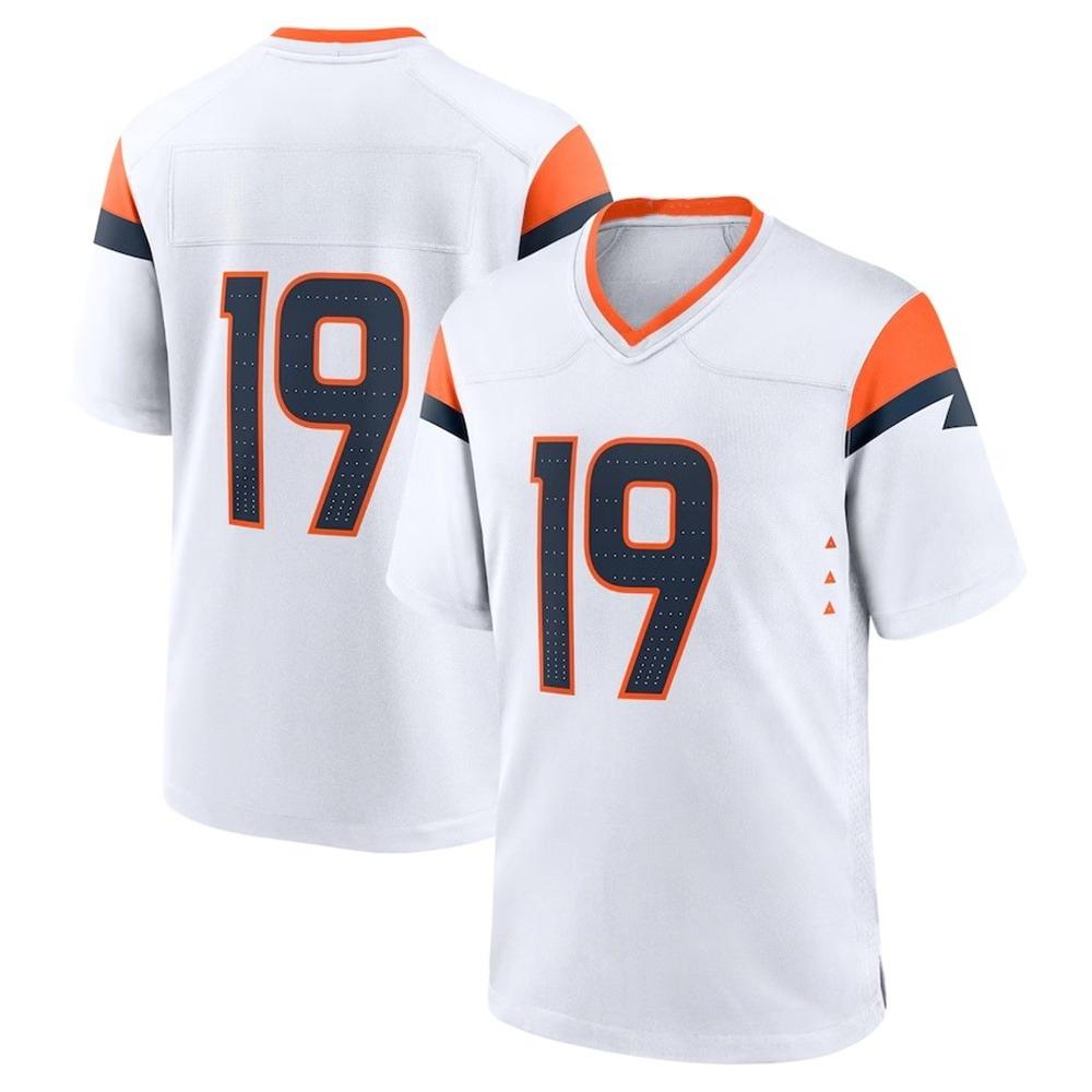 Summer Rugby Short Sleeve Denver Adult Men's and Women's Broncos Training Wear T-Shirt Children's Sportswear Casual Tops