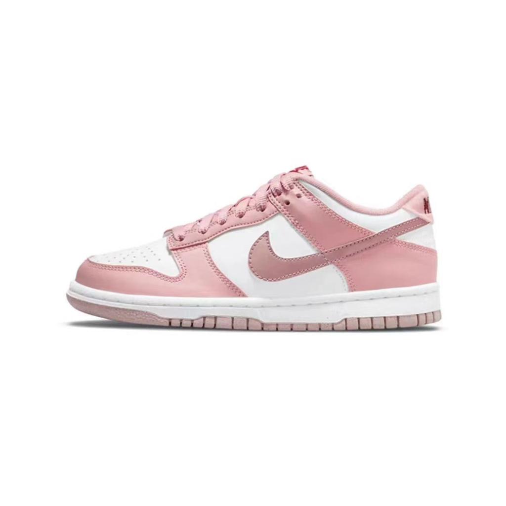 Nike Dunk Low Coverage Slip Resistant And Abrasion Resistant Low Top Skateboard Shoes Women's Pink DO6485-600(Team59-)