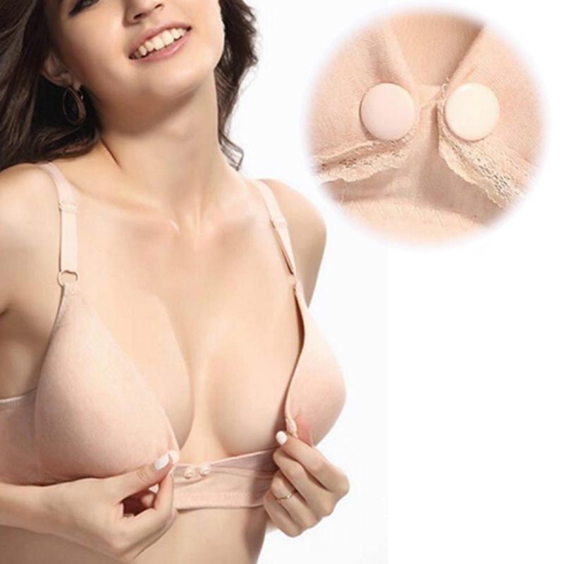 Comfortable Cotton Maternity Nursing Bra Wireless Design For Postpartum Use