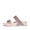 LULU GLITTER SLIDES Slide Nude Rose Cm [FITFLOP] MULTI-TONAL Women's Sandals, Mix, 24.0