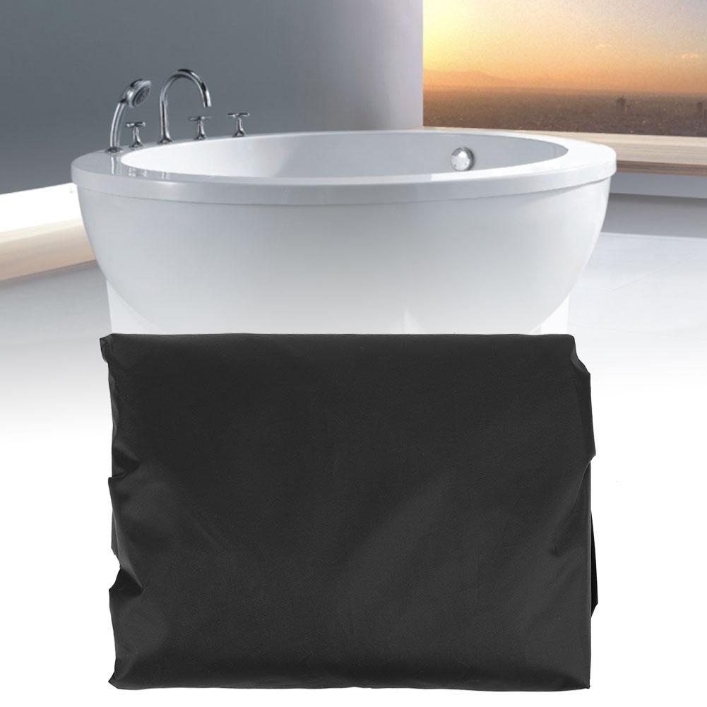 Outdoor Round Tub Hot Spring Spa Bath Dustproof Cover Waterproof