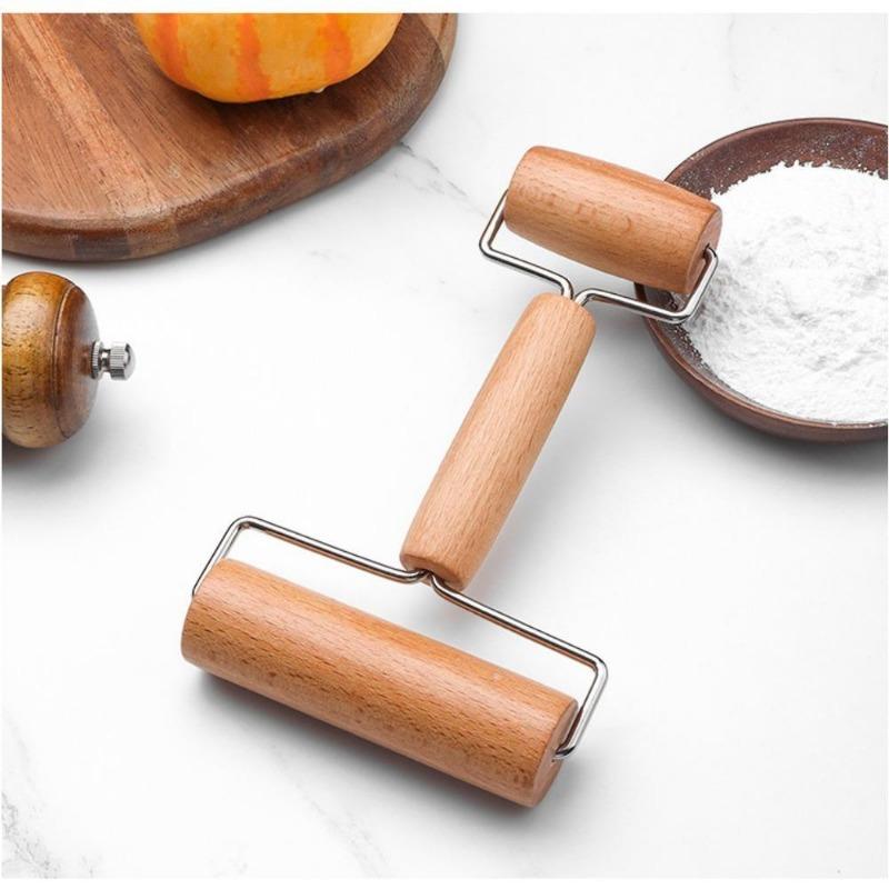 1pc Kitchen Tools for Making Pastries, Fudge, Cookies and Dough, Wooden Rolling Pin, Hand Rolling Pin