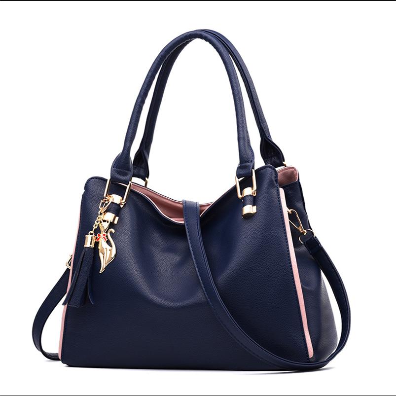 Damen Messenger New Tide Damen Top-Griff Tasche Mädchen Einfache Umhängetaschen Damen Handtaschen für Lady Totes Fashion Party Pack