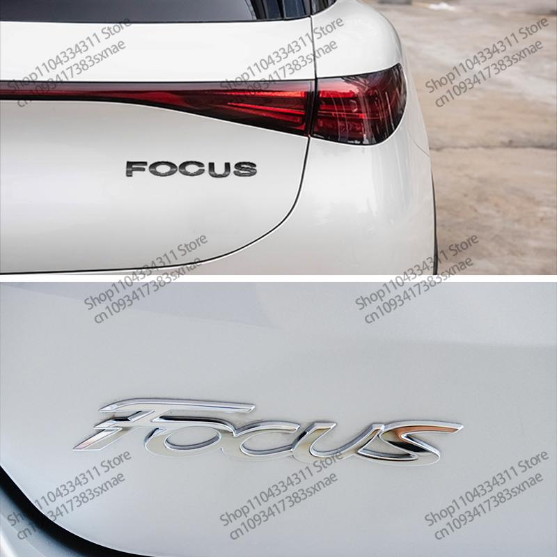 1Pc 3D ABS Letter Rear Trunk Badge Emblem Replacement For Ford Focus MK3 MK4 MK6 MK7 Auto FNVW5 Tuning Exterior Styling Accessory