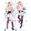 Dakimakura Anime Pillow Cover Black Jumpsuit Socks Christmas 2-Side Print Pillowcase Hugging Body Cushion