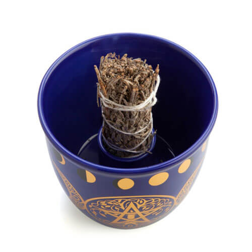 Cuenco para difuminar de cerámica Wild Scents (pentáculo)