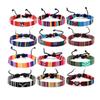 Nieuwe 12 sets van nieuwe kleur stoffen touw sieraden eenvoudige familie set armband handtouw armband