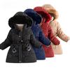 Mädchen Winterkleidung Plus Samt Dicke Jacke
