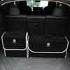 Auto Weiche Filz Aufbewahrungstasche Organizer Auto Faltbare Kofferraumtasche Autozubehör Für Skoda Octavia MK2 MK3 2 A7 Fabia Karoq Kodiaq Superb Rapid Yeti