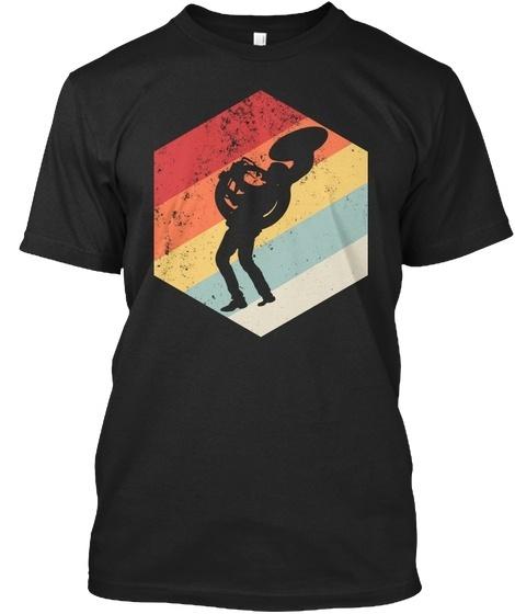 Retro Sousaphone Tuba Brass Player Music Standard Unisex T-shirt