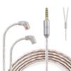 Okcsc JBX Recable QDC 2Pin Cable Earphone Cable 4 Core OFC For KZ For TRN For CCA Compatible with ZAX/AS16/ZS10pro/ZSN/ZEX Etc. 4.4mm