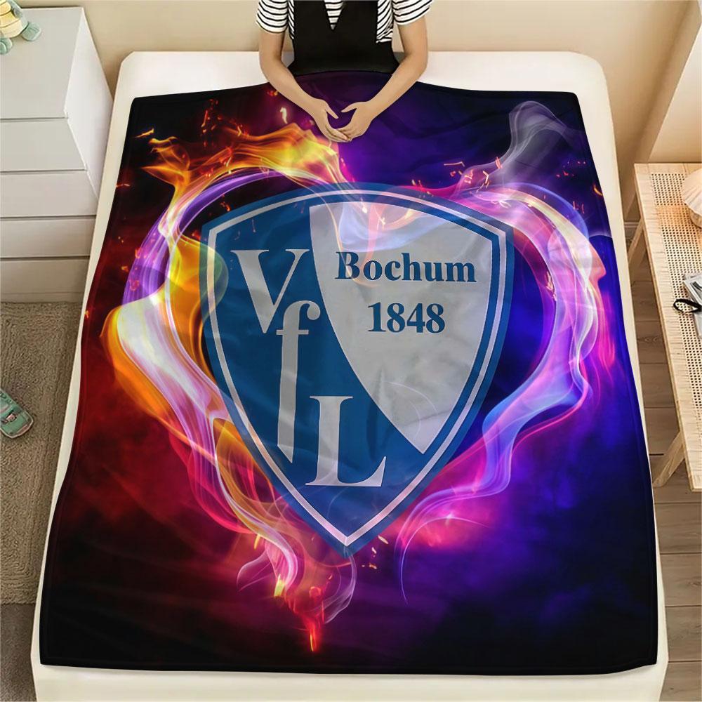 VfL Bochum Logo Blanket, High Quality Comfortable for All Seasons, Home Decor, Warmth and Comfort
