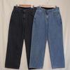 New Arrivals Open Run Women Big Size Hidden Banding Straight Fit Cotton Jeans