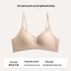 Soutien-gorge push-up sans coutures à col en V – Design doux, soutenant et anti-affaissement pour femmes sans armature.