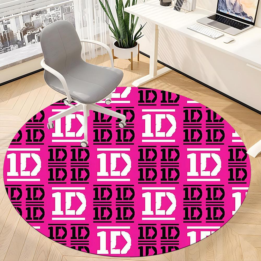 1pc One Direction Merchandise Chair Carpet for Office Non Slip, Lightweight, Machine Washable Rug for Office, Sleeping, Room Holiday Decor