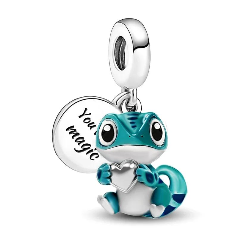 925 Silver Mushroom Cat Owl Puppy Cat Claw Charms Beads Fit Diy Bracelet Bangle Making Gift Of High Quality Jewelry