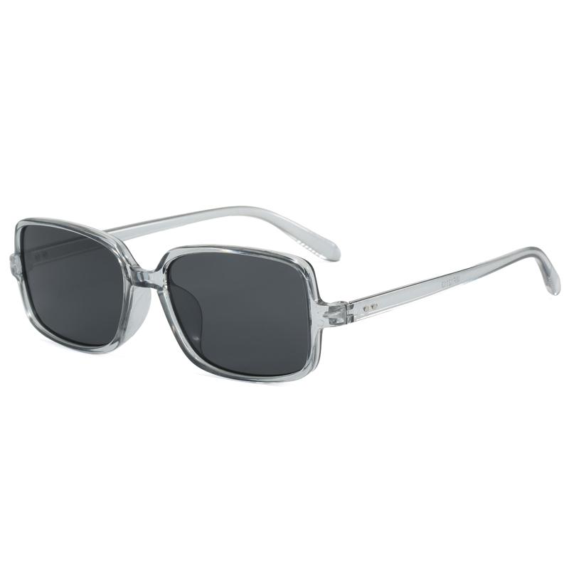 New Korean version simple square sunglasses for men and women fashion trend UV resistant outdoor sunshade sunscreen glasses