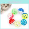 Cat Plastic Ball Toy With Bell For Pet Play And Enrichment