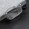 Retro Folding Reading Glasses Square Frame Mini Portable Eyewear Diopter Vision Care Unisex +0.5 to +6.00