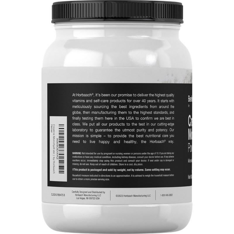 Horbach Creatine Monohydrate Powder, 1 kg, unit
