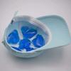 Blue PVC Gel Ice Pack  Adjustable Cooling Pad for Helmets Hats Reusable Cold Compress Travel Portable Outdoor Accessory