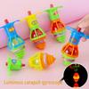 Luminous Flashing Wind-up Spinning Top Toy with Launcher for Children