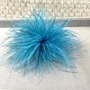 Unisex Brooch Faux Ostrich Soft Hat Anti-slip Lightweight Garment Feather Bag Decoration Wedding Party