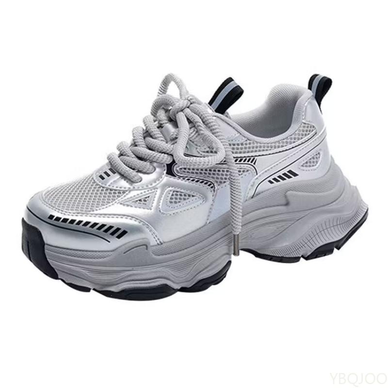 Spring Autumn Fashion Versatile Shoes Platform Women Sneakers Ladies Thick Sole Tennis Vulcanized Shoes Casual Non Slip Flat