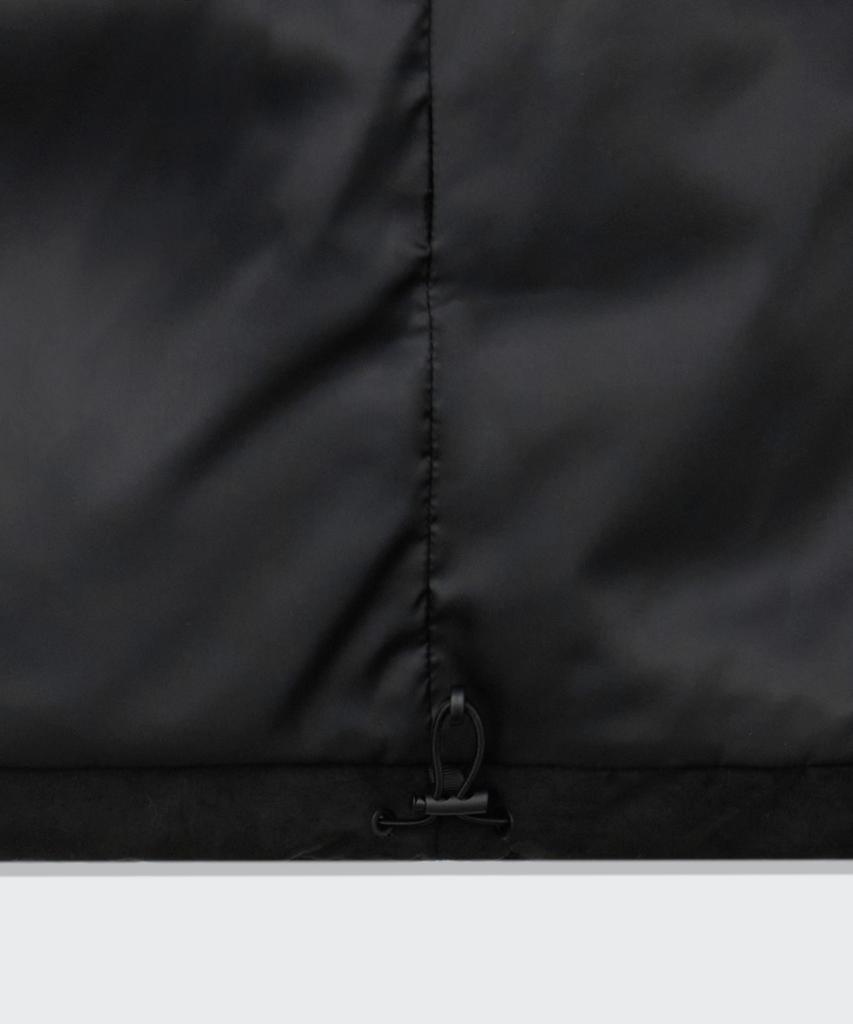 Musinsa Standard Daily Puffer Synthetic Suede Short Padded Jacket [Black]