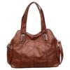 Retro Soft Leather Tote Bag, Fashionable and Simple Texture, Portable Shoulder Bag, Large Capacity and Temperament, Crossbody Mother Bag