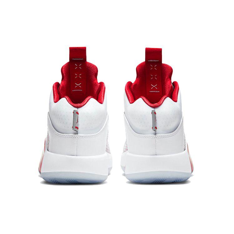 Air Jordan 35 Fire Red Hombre Zapatillas Blancas Metálico-Plata CQ4227-100