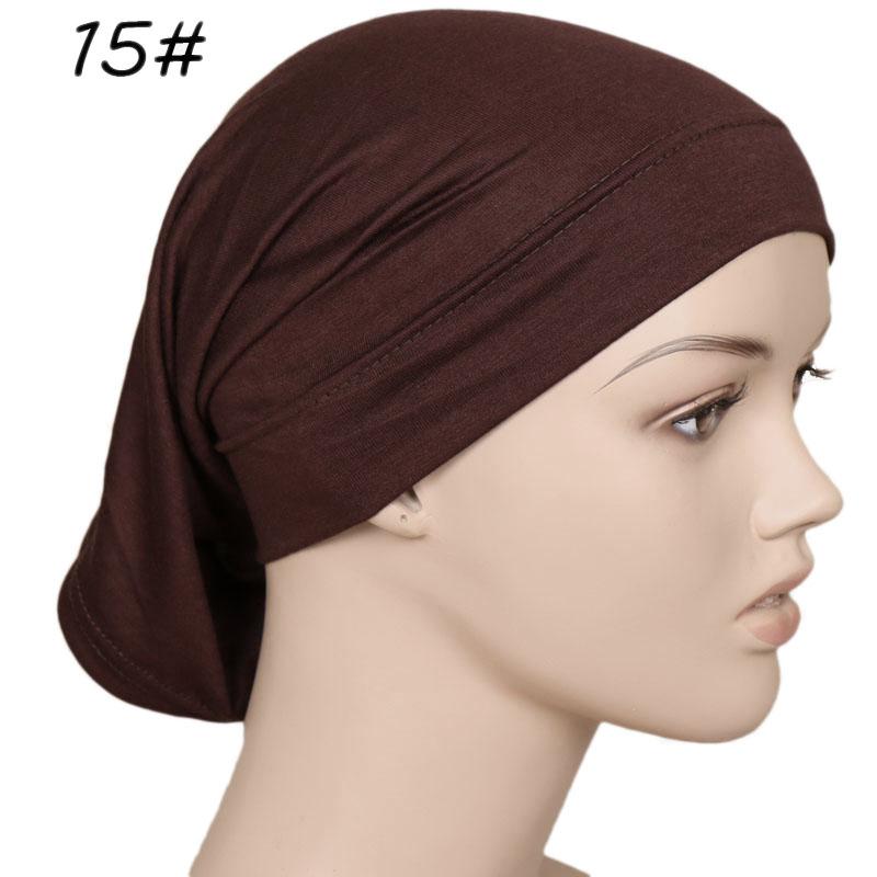 Muslimischer Unterturban Hijab Ninja Innenmütze Damen Chemo-Mütze Haarausfall-Abdeckung Beanie Mütze Kopfbedeckung Dehnbarer Kopfschal Tuch