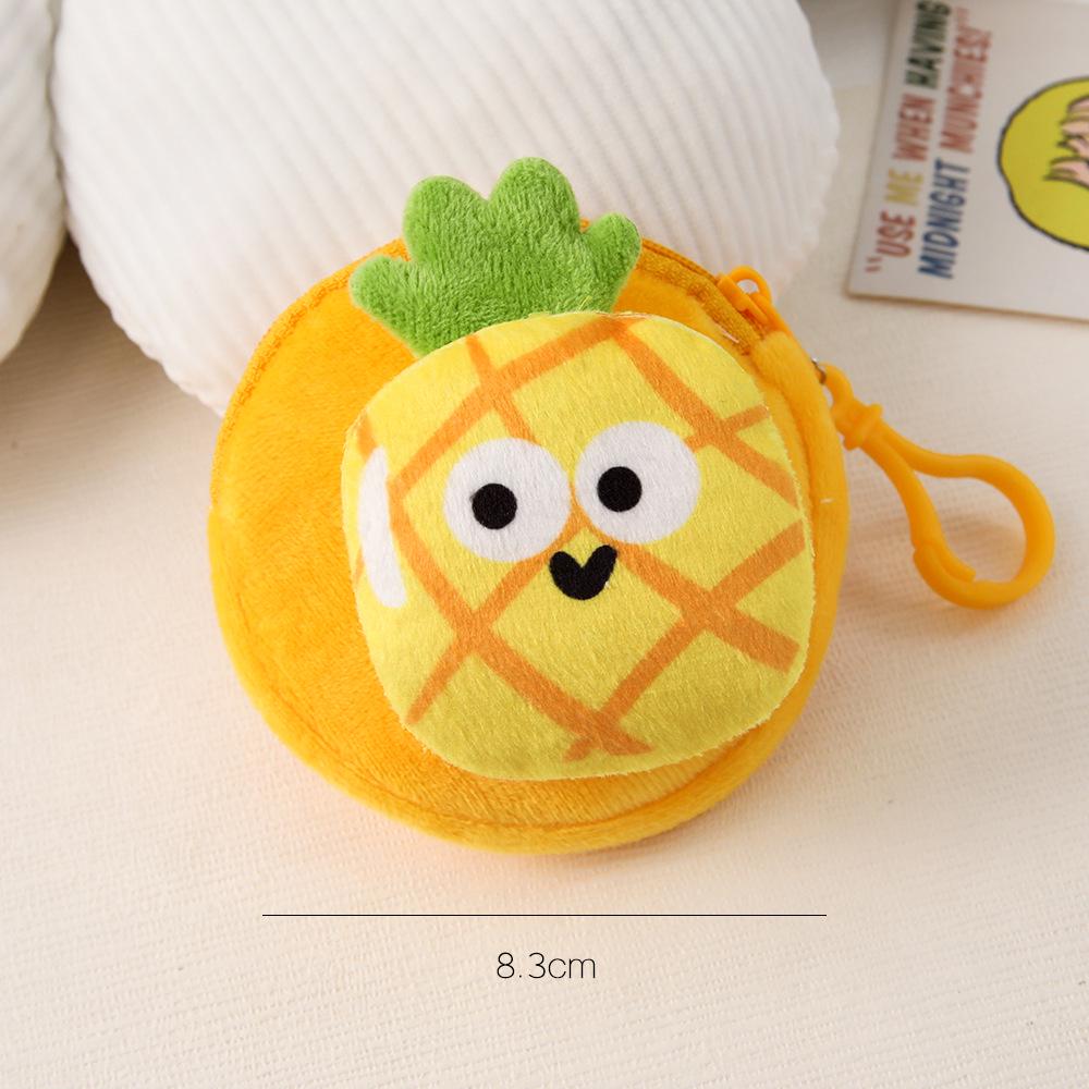 Cartoon Doll Plush Coin Purse: Custom Cute Mini Earphone & Storage Bag for Students and Children