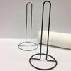 Porte-serviettes en papier et film alimentaire en fer forgé noir minimaliste nordique pour cuisine et table à manger