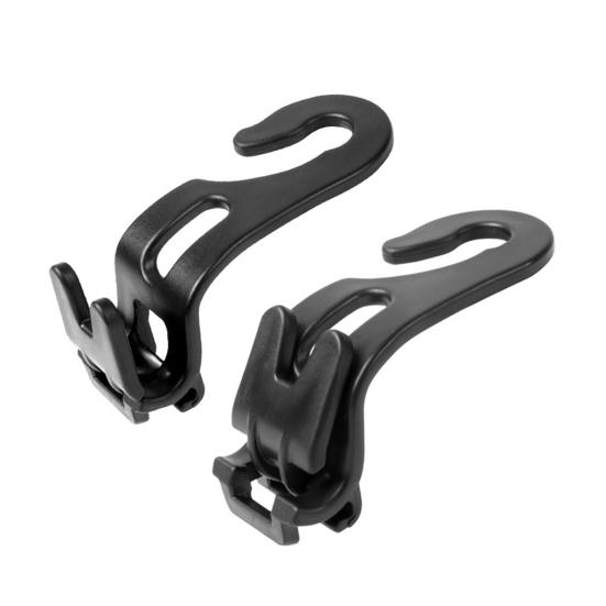 2Pcs Universal Car Seat Headrest Hooks 10kg Load-bearing Heavy Duty Storage Hanger for Car Interior Accessories