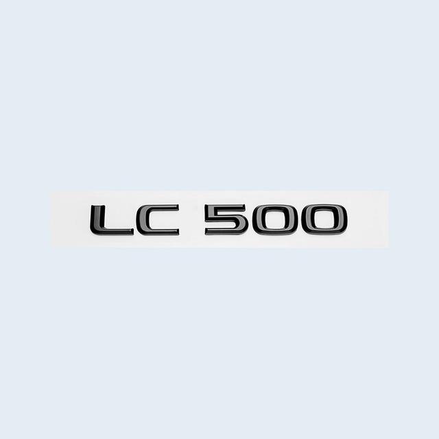 Glanzend Zwart 3D ABS Letters Cijfer CT200h LC500 LC500h HYBRID Embleem Voor Lexus Auto Kofferbak Logo Sticker Badge Accessoires