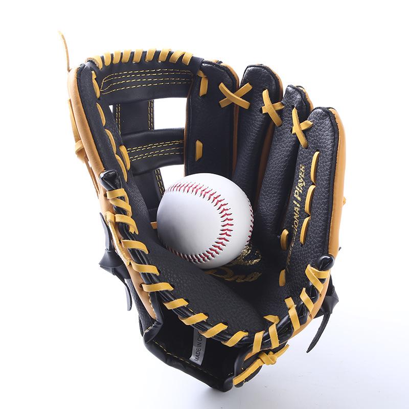 Cen Cen Jeugd Tweelaags Koeienhuid Baseball & Softball Handschoen, Linker/Rechterhand Werpershandschoen