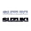HECQ4 ABS Logo Emblem Letters Sticker Car Rear Trunk Badge For Suzuki Swift Samurai Vitara SX4 Jimny Alto Kaiser Ingnis DZire