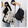Schoolbagins Backpack Men's Simple Versatile Large Capacity Leisure Travel Backpack Female Junior High School High School Student School Bag
