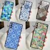 Moroccan Pattern Case For Samsung Galaxy S24 Ultra S22 Plus S20 S21 FE S8 S9 S10 Note 10 20 S23 Ultra Cover