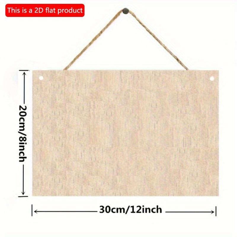 2D Flat Wooden Sign 30*20cm Square Wooden Sign, Halloween Ghosts and Pumpkin Decorative Sign, Vintage Wall Art, Multipurpose Home Decor, Festive Party