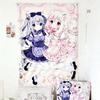 Original Japanese Anime Sweet Love Tapestry Otaku Room Mine Style Maid Aesthetic Wall Hanging For Bedroom Decor Background Cloth
